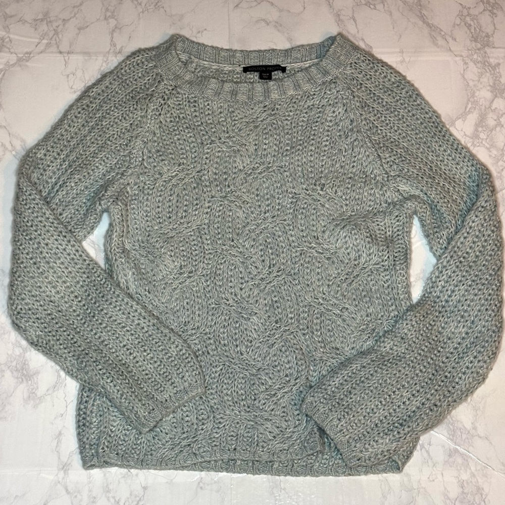 Boston Proper Women’s Knit Gray Sweater, M